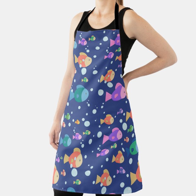 Colourful fishes underwater apron (Insitu)