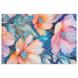 Colourful Floral Ink Art Tissue Paper