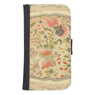 Colourful Flowers Wonderland Galaxy S4 Wallet Case