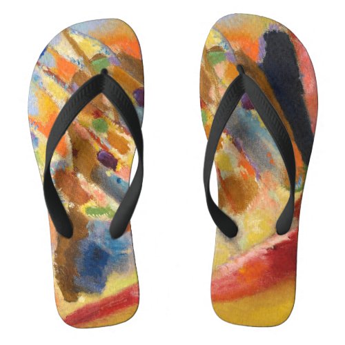 Colourful fun trendy and comfortable flip flops