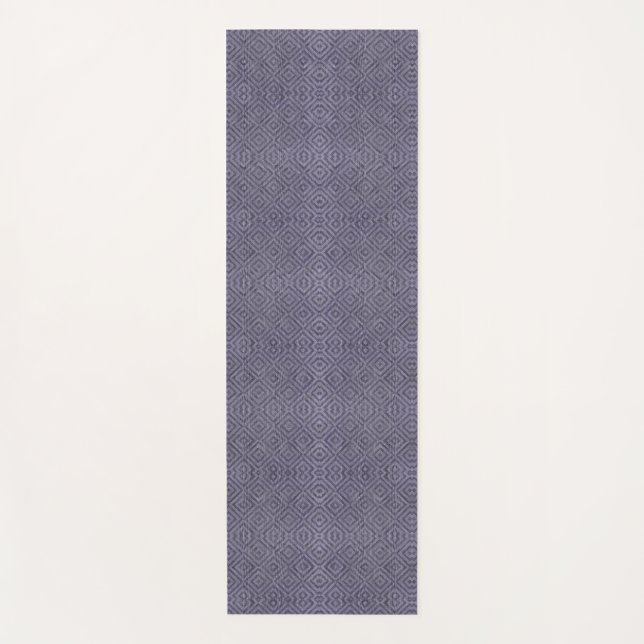 colourful genetic pattern yoga mat  (Front)