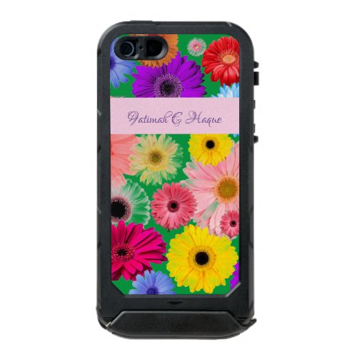 Colourful Gerbera Daisies  Waterproof Case For iPhone SE55s