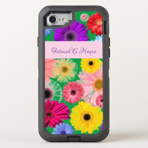 Colourful Gerbera Daisies  OtterBox Defender iPhone SE87 Case