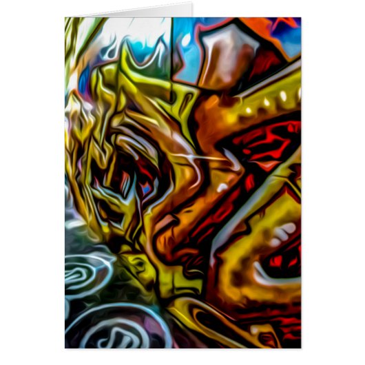 Colourful Graffiti Art Cards (Front)