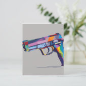 Colourful gun (Standing Front)