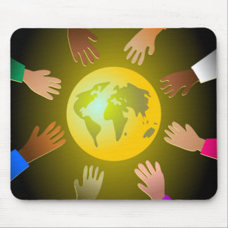 Colourful Hands Mouse Pad