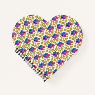 Colourful Hearts Design Valentine's Day Notebook