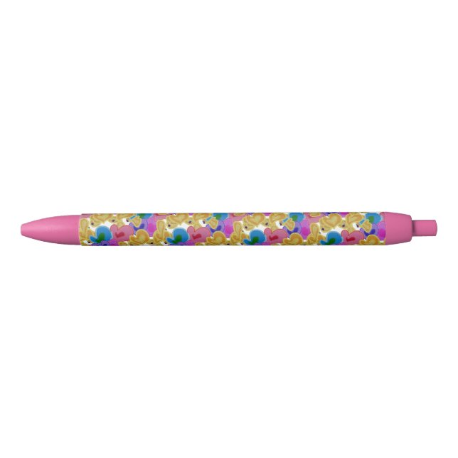 Colourful Hearts Design  Valentine's Day  Pen (Front)