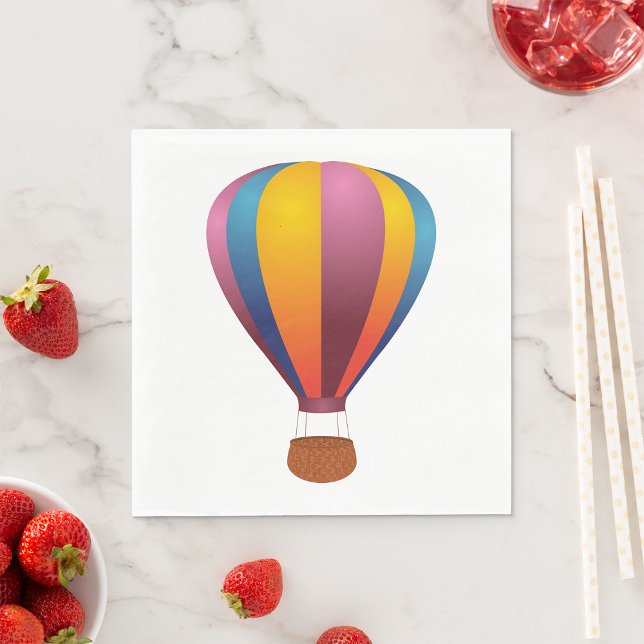 Colourful Hot Air Balloon Napkins (Creator Uploaded)