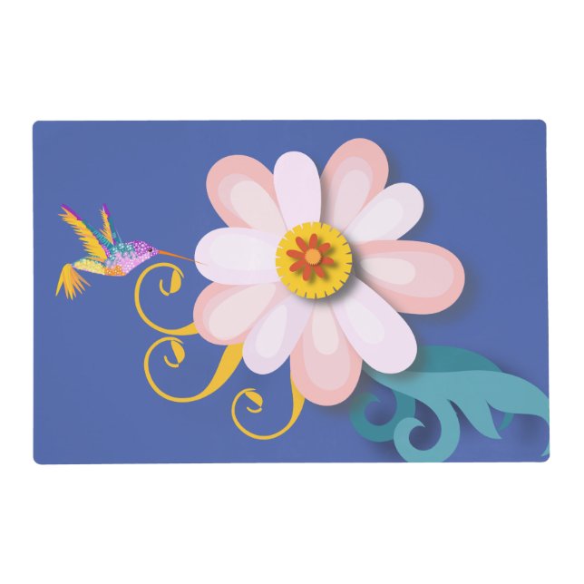 Colourful Humming Bird  Placemat (Front)