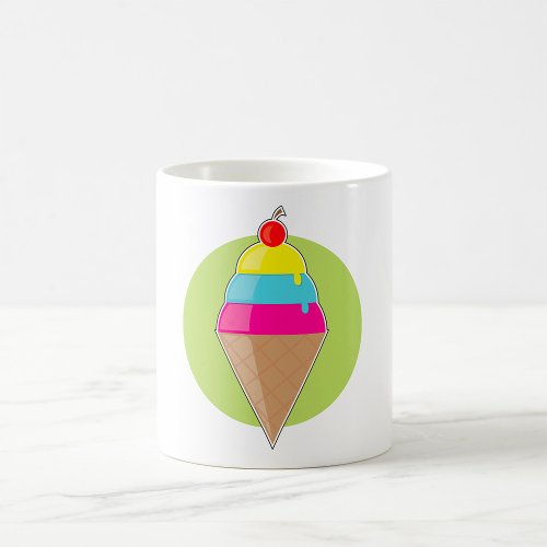 Colourful Ice Cream Coffee Mug