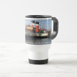 Colourful Image of Waverley Paddle Steamer on a Travel Mug