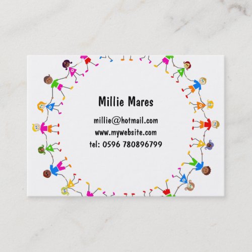 Colourful Kids Business Card