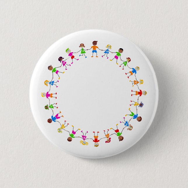 Colourful Kids Button (Front)