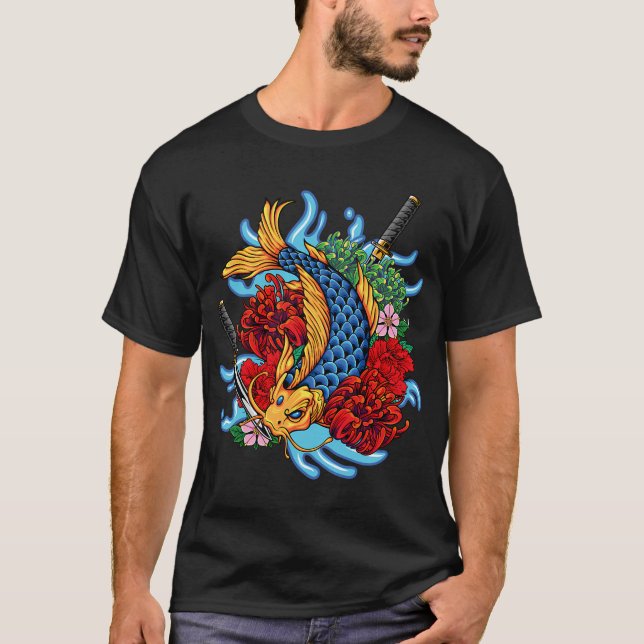 colourful koi fish T-Shirt (Front)