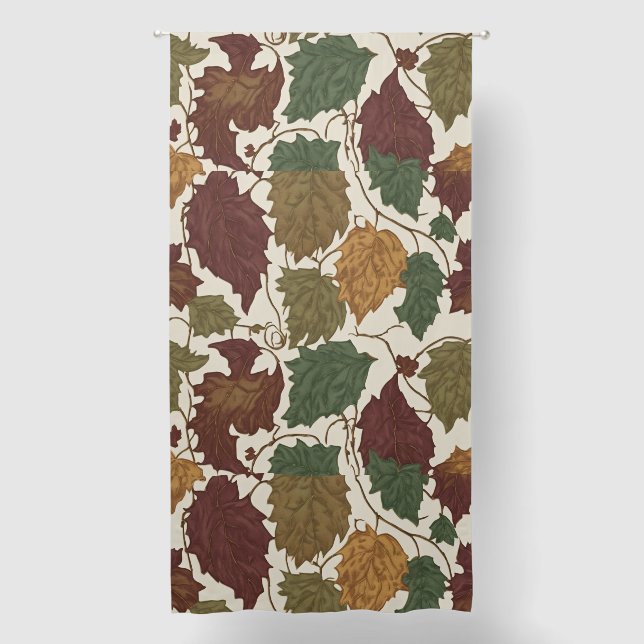 Colourful Leaves  Blackout Curtains (Front)