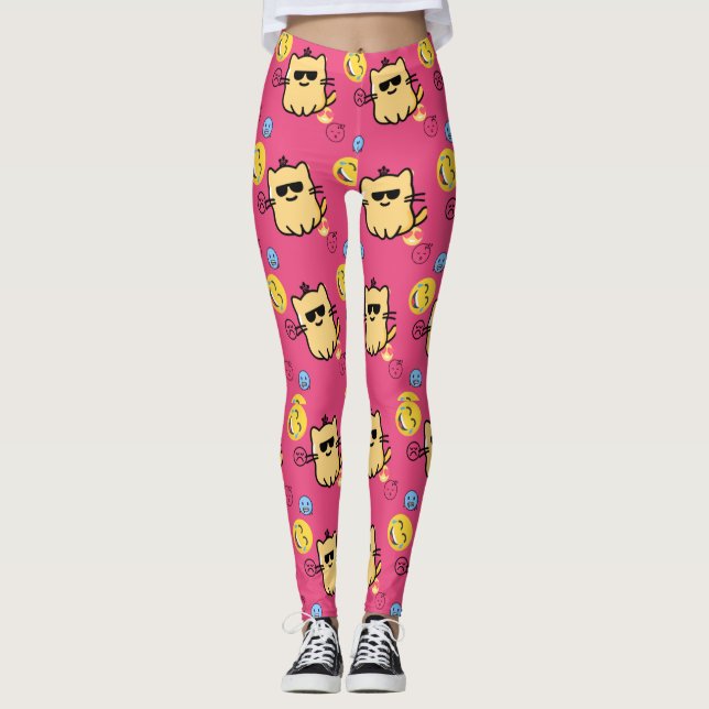 Colourful leggies  leggings (Front)