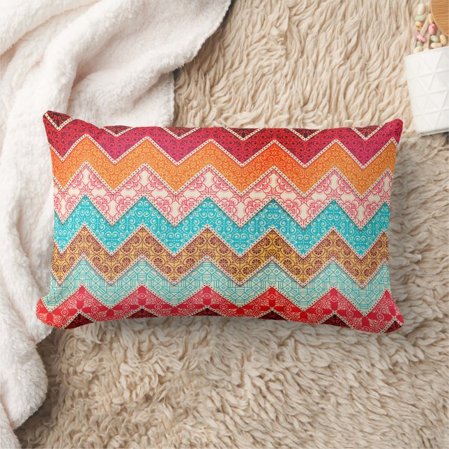 Colourful  lumbar pillow (Blanket)