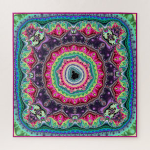 Colourful Mandelbrot Jigsaw Puzzle