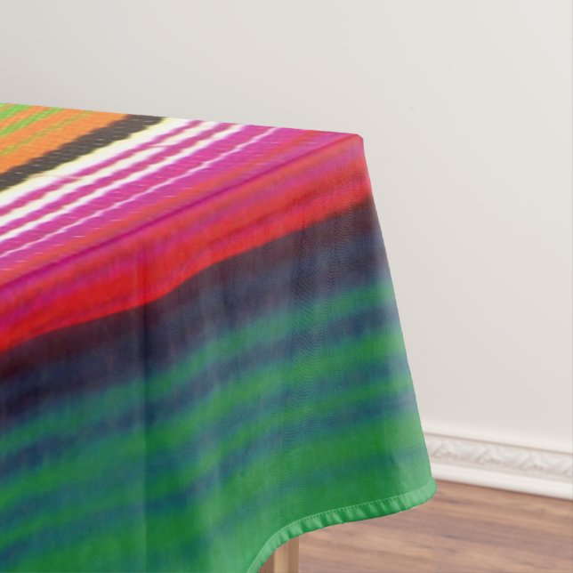 Colourful Mexican style Tablecloth (In Situ)