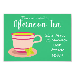 Morning Tea Invitations | Zazzle