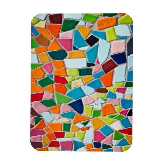 Colourful Mosaic Tiles Magnet (Vertical)