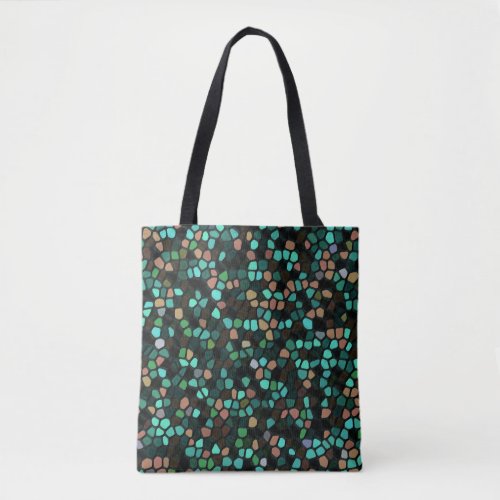 Colourful Multicoloured Mosaic Pattern Tote Bag