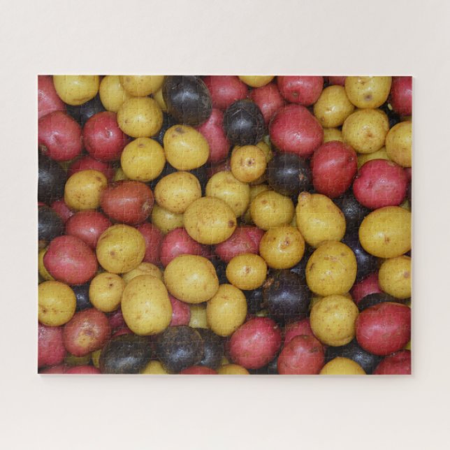 Colourful new fall potatoes jigsaw puzzle (Horizontal)