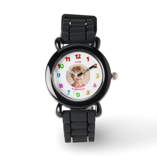 Colourful Numbers Kids Watch (Front)