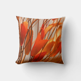 Colourful Orange Throw Pillow