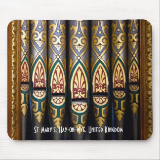 Colourful organ pipes mousepad