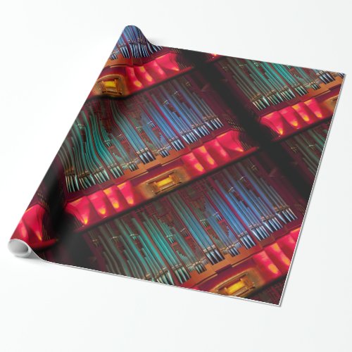 Colourful organ wrapping paper
