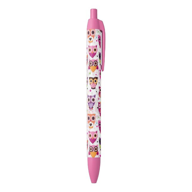 Colourful Owl Pattern For Kids 2 Pen (Bottom (Vertical))