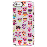 Colourful Owl Pattern For Kids 2 Permafrost iPhone SE/5/5s Case