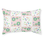 Colourful Owl Pattern For Kids Pet Bed