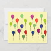 Colourful party balloons (Back)