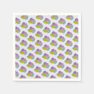 Colourful Pattered Easter Egg Paper Napkins