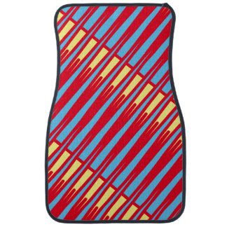 Colourful pattern car floor mat