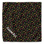 Colourful Peppers Pattern Bandana (Front)