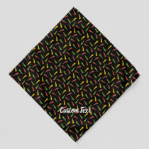 Colourful Peppers Pattern Bandana