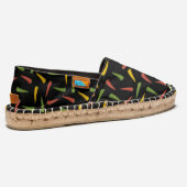 Colourful Peppers Pattern Espadrilles (Right)