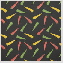 Colourful Peppers Pattern Fabric