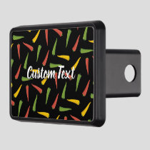 Colourful Peppers Pattern Hitch Cover