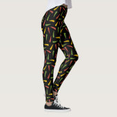 Colourful Peppers Pattern Leggings (Right)