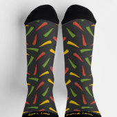 Colourful Peppers Pattern Socks (Top)