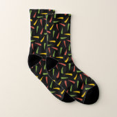 Colourful Peppers Pattern Socks (Pair)