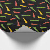 Colourful Peppers Pattern Wrapping Paper (Corner)