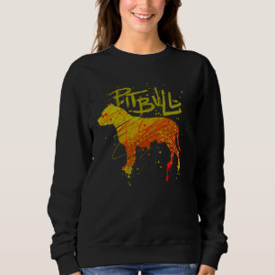 Colourful Pitbull Sweatshirt