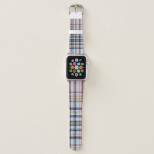 Colourful Plaid textured seamless patternabstract, Apple Watch Band
