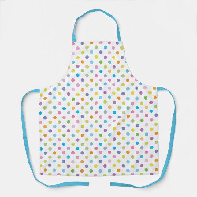 Colourful polka dot Apron (Front)